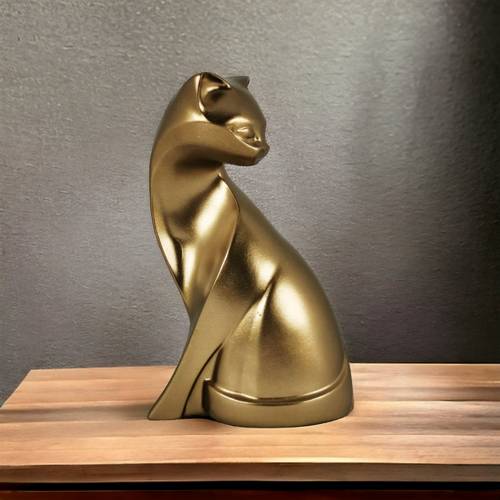 Statue de chat en pierre naturelle sculptée à la main, figurine animale Statue de chat en pierre naturelle sculptée à la main, figurine animale