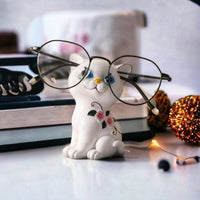 chat décoratif porte lunettes