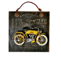 déco murale moto vintage