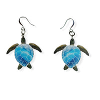 boucles d'oreilles tortue