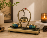 Brûleur d’Encens Cygnes Zen Élégance