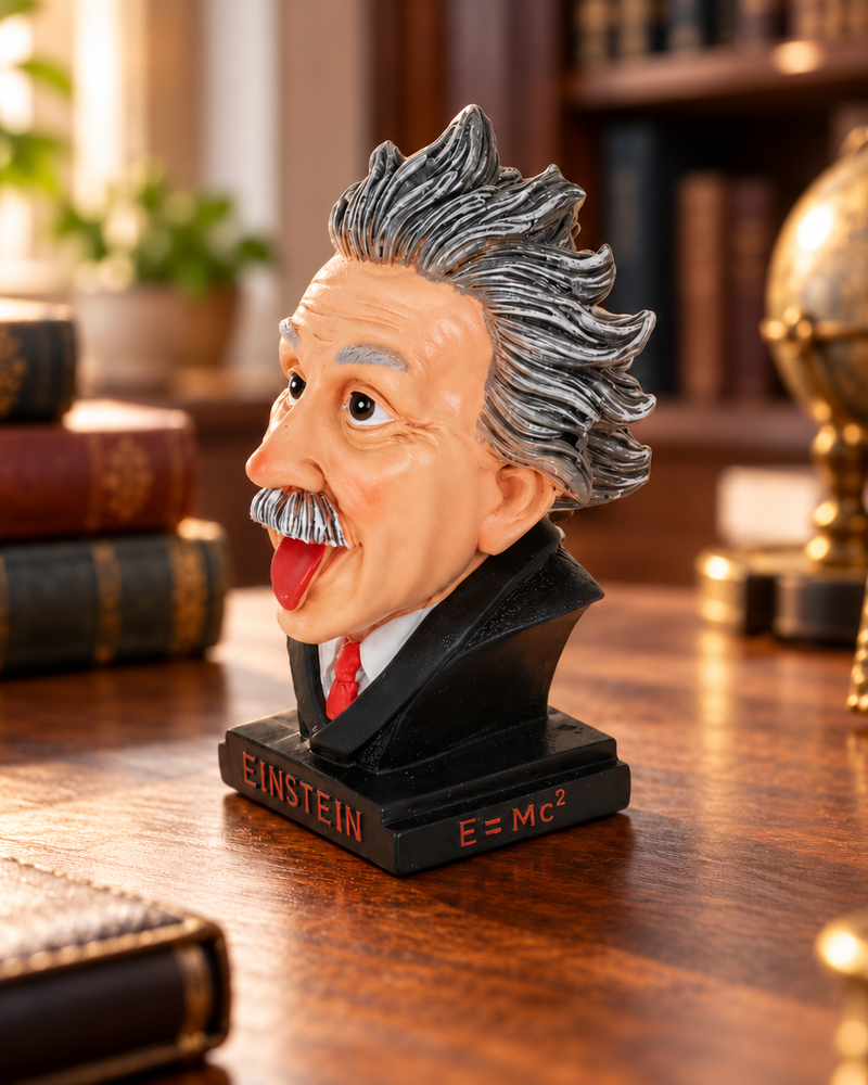 Statue Einstein – Buste Décoratif 13 cm