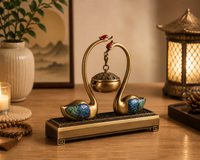 Brûleur d’Encens Cygnes Zen Élégance