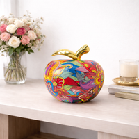 Pomme Pop Art Dorée – Décoration Design