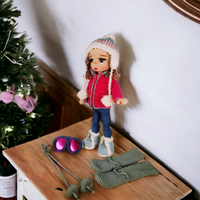 poupée crochet fille