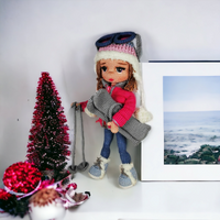 poupée crochet décoration cadeau noël