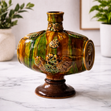 Fût Décoratif en Céramique – Baril Vintage Artisanale & Objet Déco Original