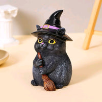 figurine chat sorcière