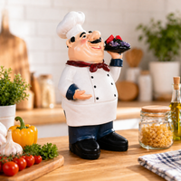 Statue Chef Cuisinier Déco – Cuisine Moderne & Idée Cadeau Originale