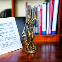 statue décoration justice