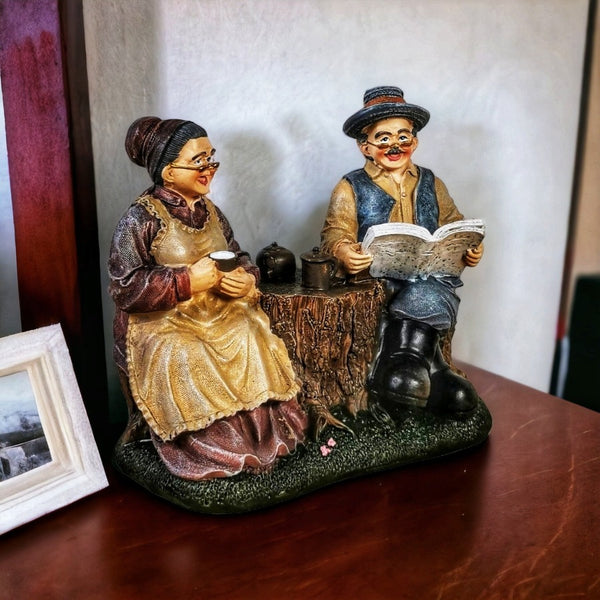 figurine couple vieux