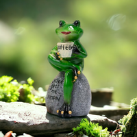 grenouille statue deco