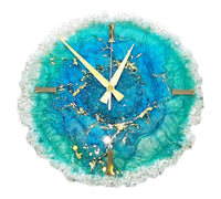 horloge epoxy artisanal