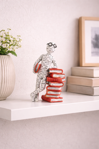 Statuette Déco Lecteur – Sculpture Design Livres