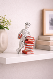 Statuette Déco Lecteur – Sculpture Design Livres