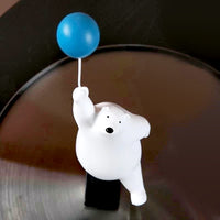 Ours joyeux avec ballon bleu - KDEZO