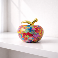 Pomme Pop Art Dorée – Décoration Design