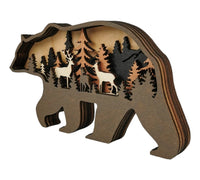 déco bois ours