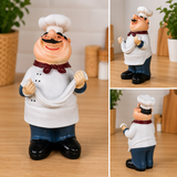 Statue Chef Cuisinier – Décoration Cuisine Élégante & Cadeau Original