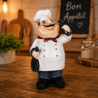 Statue Chef Cuisinier Cuistot – Décoration Cuisine & Idée Cadeau Originale