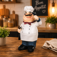 Statue Chef Cuisinier Cuistot – Décoration Cuisine & Idée Cadeau Originale