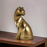 statue chat deco