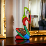 statue de femme art abstrait deco