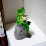 deco grenouille verte