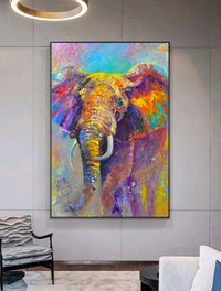 sticker mural éléphant