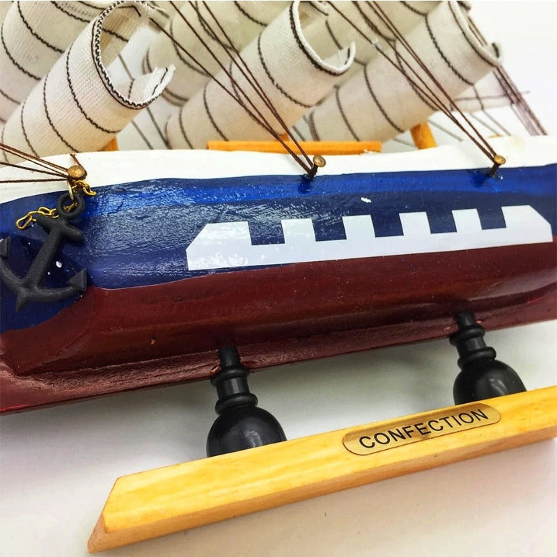 ZERONE Modèle De Voilier En Bois Kit De Bateau à Voile En Bois