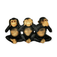 ensemble de 3 singes