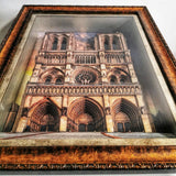 Tableau Artisanal Notre-Dame de Paris en Relief Papier 3D - KDEZO