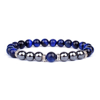 Bracelet en onyx bleu nocturne - KDEZO
