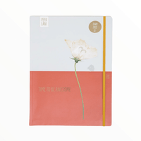carnet de notes fleur blanche