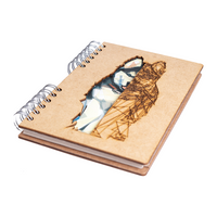 carnet de notes loup