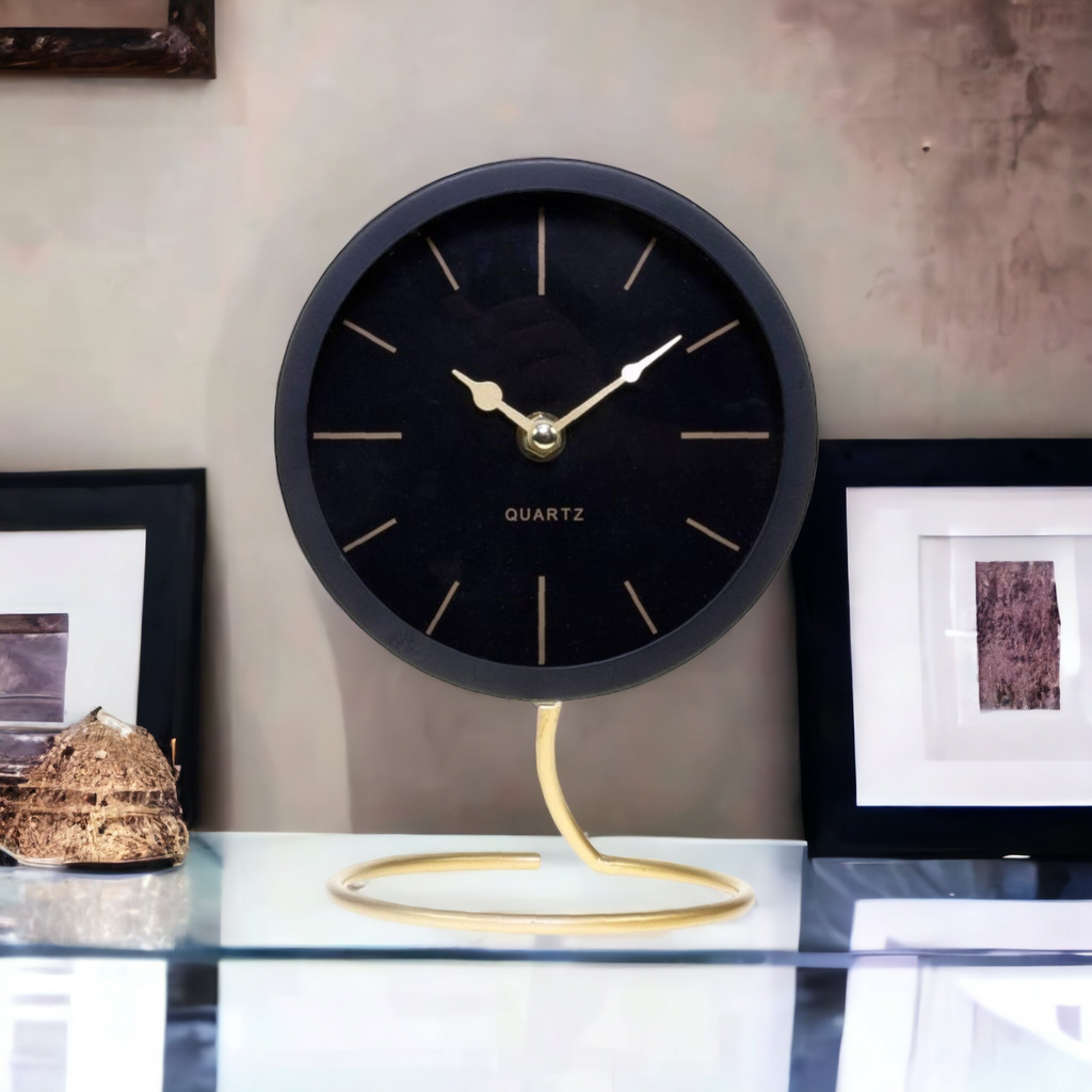 Horloge De Table Rétro Colorée – 6,5 Cm, Mouvement Silencieux – Parfaite Pour Décorer Bureau Ou Salon