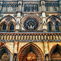 Tableau Artisanal Notre-Dame de Paris en Relief Papier 3D - KDEZO