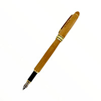 stylo à plume bambou
