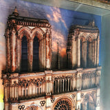 Tableau Artisanal Notre-Dame de Paris en Relief Papier 3D - KDEZO